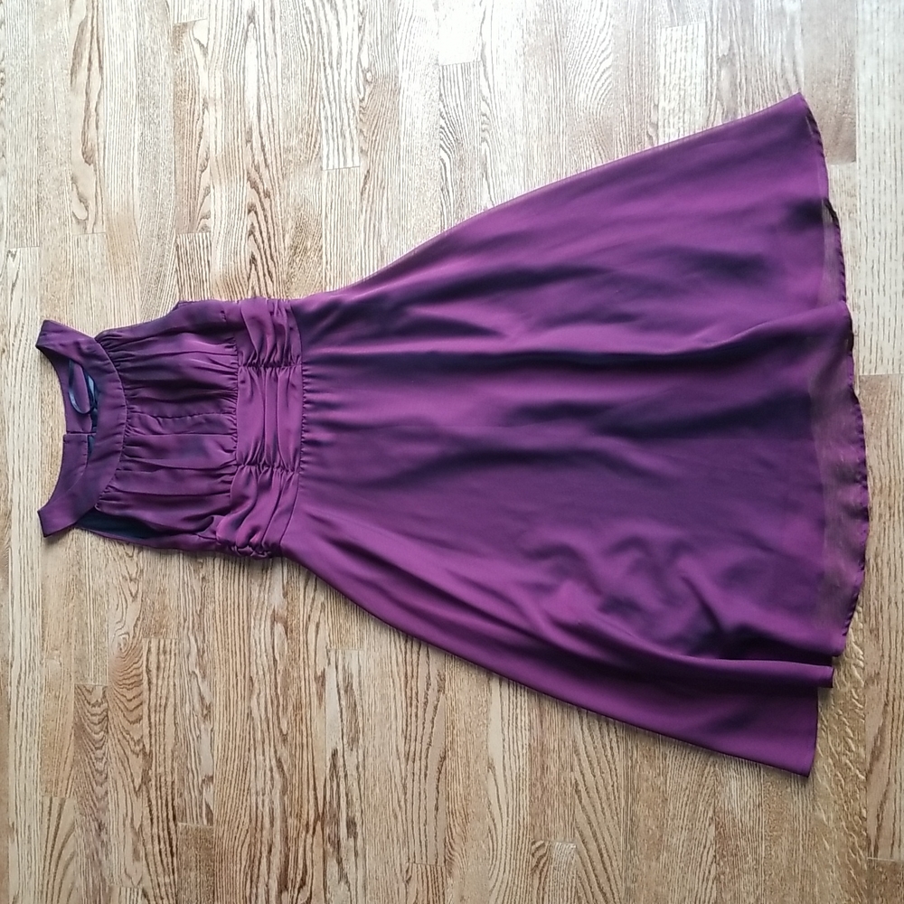 (10) Connected Apparel Fit & Flare Midi Dress Prom Fancy Party Black Tie Grad
